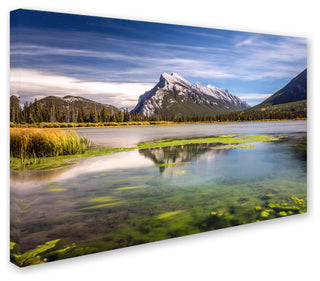 Pierre Leclerc 'Mount Rundle Banff' Canvas Art, 47x30