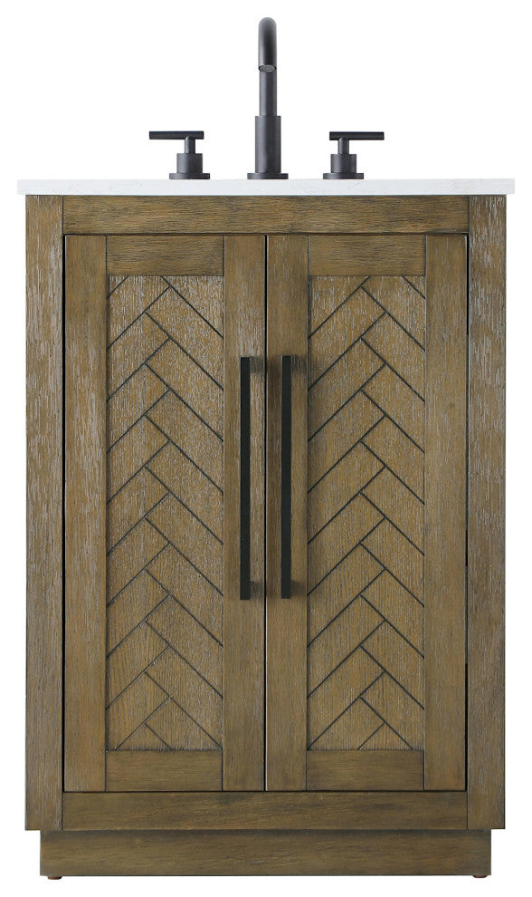 Elegant Lighting VF29024 Chase 24" - Hazel Oak