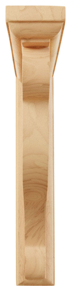 1 1/2"W x 6"D x 8 1/2"H Bulwark Bracket, Red Oak