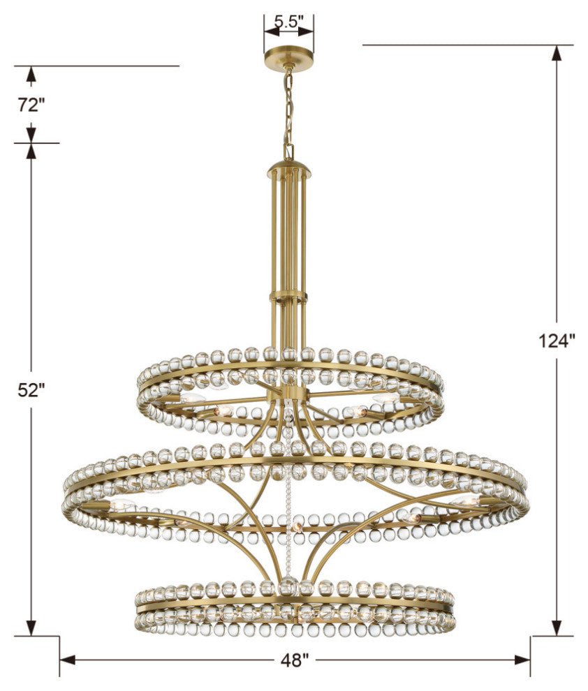 Clover 24 Light Chandelier