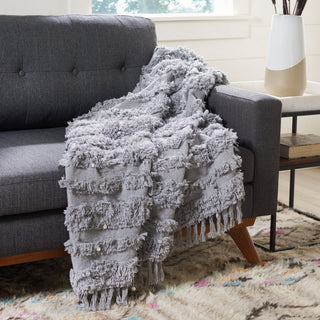 Safavieh Norlen Throw, Grey