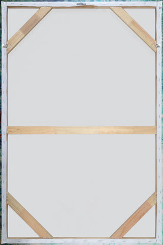 "Dark Forest Clouds" Painting Print on Wrapped Canvas, 8"x12"