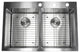 33" Drop In Topmount Stainless Steel Double Bowl Kitchen Sink Package