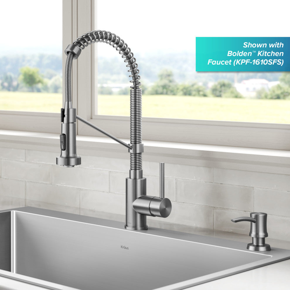 Soap Dispenser, All-Brite Spot Free Stainless Steel