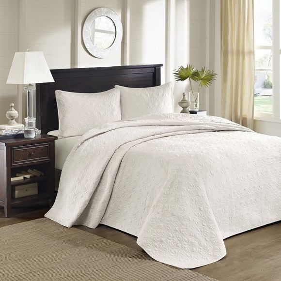 Madison Park Microfiber Bedspread Set, Twin