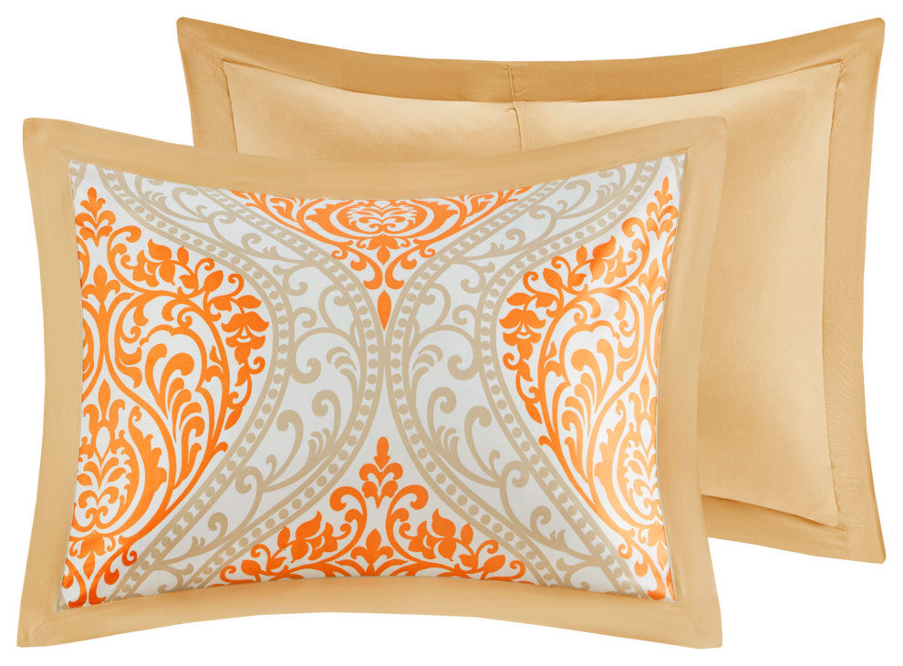 Intelligent Design Peach Skin Printed Comforter Set, Twin/Twin Xl