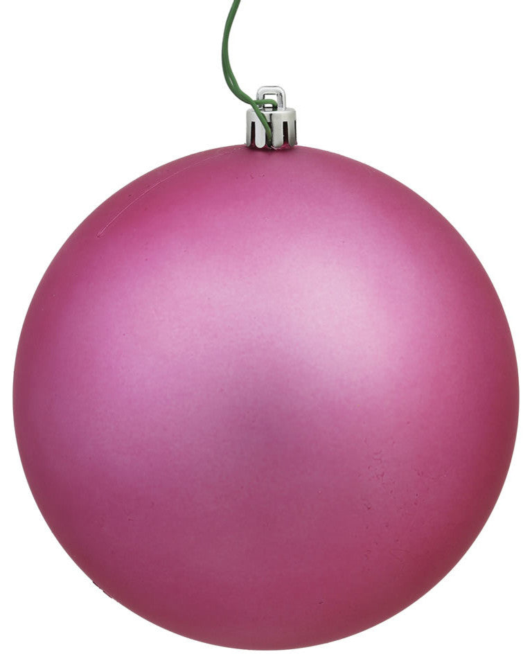 10" Mauve Matte Ball Uv Drilled Cap