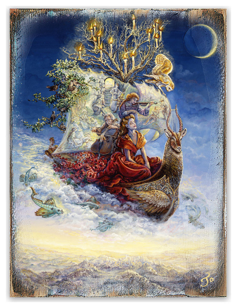 Ship of Dreams Wall and Table Top Wooden Decor, 48x36