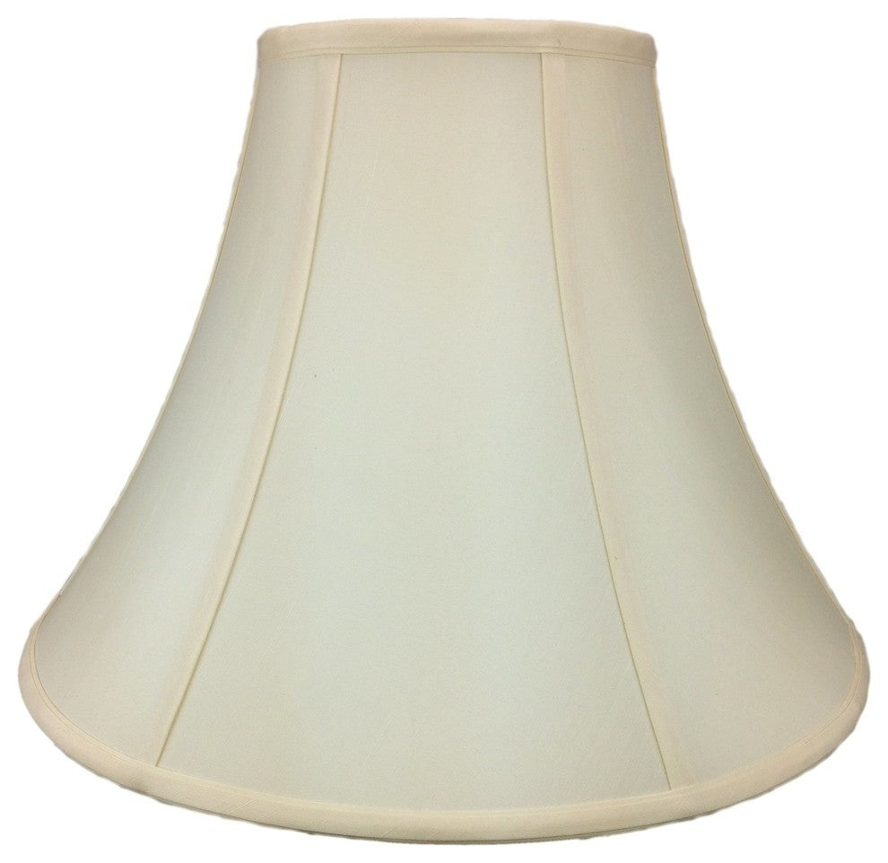 8x17x12 Egg Shell Shantung Lamp Shade with White liner