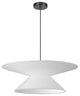 Patricia Patricia Pendant, Matte Black with White Shade, PAT-241P-BK-790