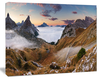 Beautiful Summer Panorama, Landscape Canvas Art Print, 40"x30"