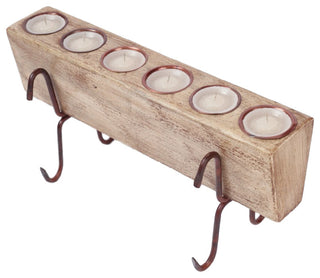 Small 6-Hole Sugar Mold Complete Set, Antique White, Small