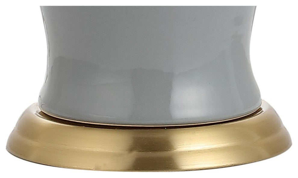 Julian 29" Ceramic Table Lamp, Gray