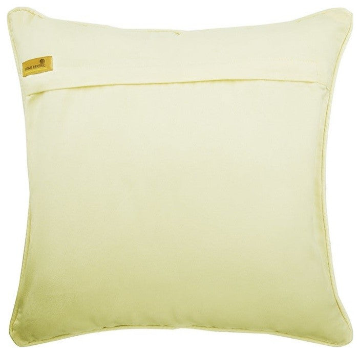 Patchwork Gold Faux Leather & Suede 26"x26" Pillow Cover, Gold Safari