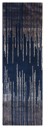 Surya Naya NY-5237 8'x11' Rug, Navy/Taupe/Camel