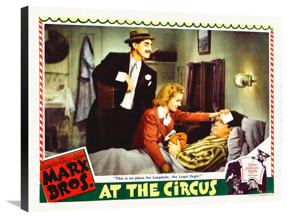 "Marx Brothers - At the Circus 04" Canvas by Hollywood Photo Archive, 30x23"