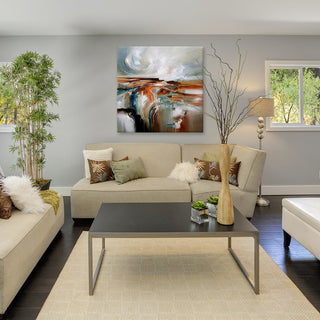 "Beneath The Surface" by JA Art Canvas Print, 37"x37"