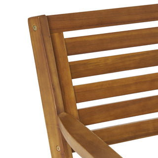 GDF Studio Baia 7-Piece Acacia Wood Outdoor Dining Set