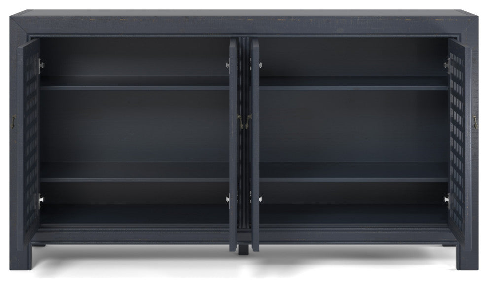 Rio 4 Door Accent Cabinet Navy