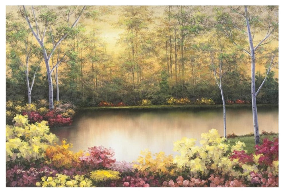 "Bursting in Autumn" Digital Paper Print by Diane Romanello, 50"x34"