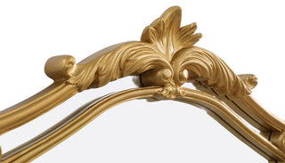 Home Living 33.5x66 Traditional Mirror, Gold Leaf