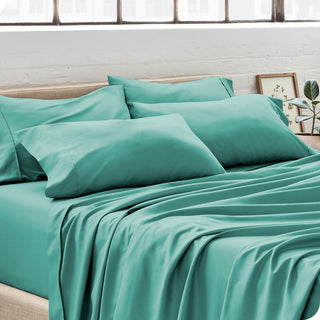 Bare Home Microfiber Pillowcases - Multi-Pack, Turquoise, King, Set of 4