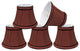 30001-5 Small Bell  Chandelier Clip On Lamp Shade Rust 3"x5"x4"