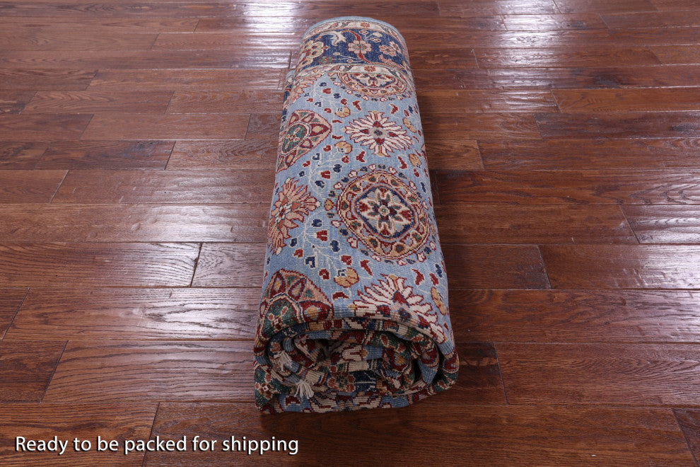 Persian Tabriz Hand-Knotted Wool Rug 6' 10" X 9' 11" Q11298