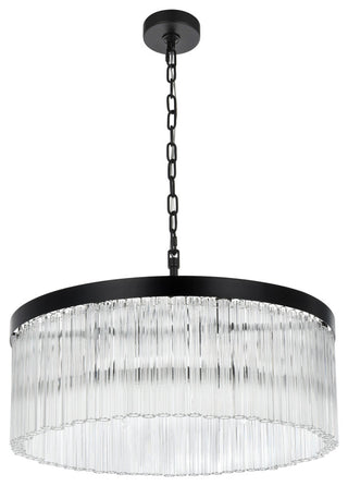 Home Living 24" Chandelier, Black