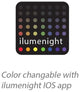 Tube Architectural 5" LED Color Changing Pendant Spot Beam, Graphite