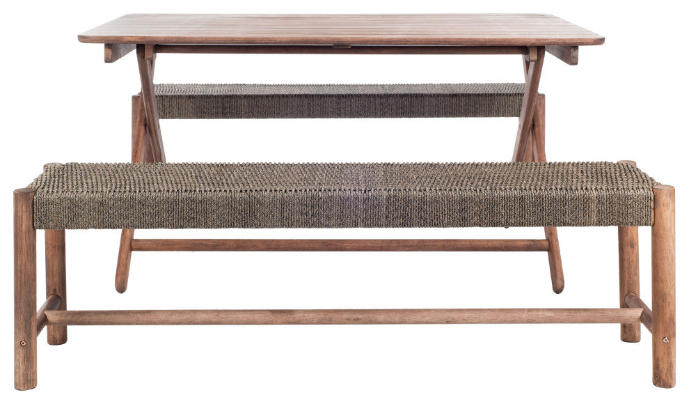 Safavieh Jardin 3Pc Dining Set, Natural