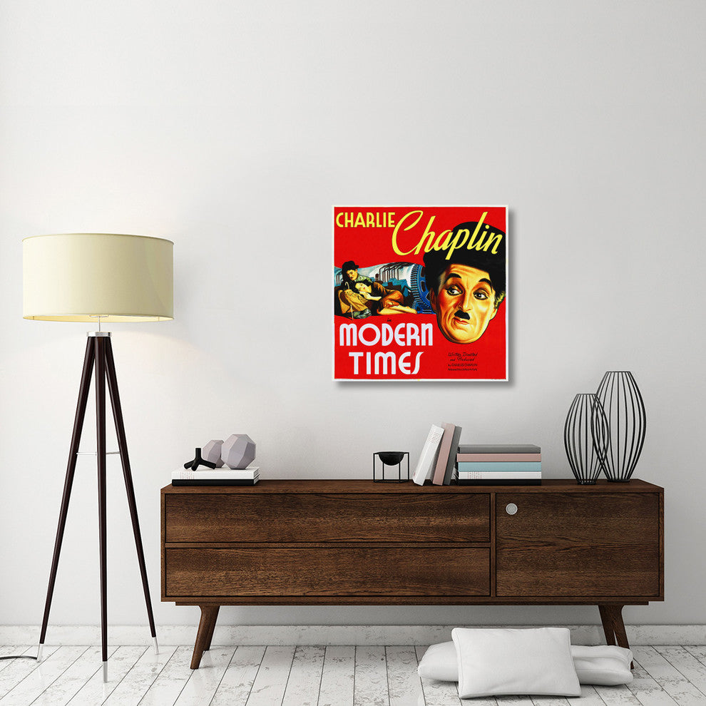"Modern Times, 1936" Stretched Canvas Giclee by Hollywood Photo Archive, 30x30"