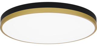 Quoizel WLN1620MBKG LED Flush Mount, Weldin