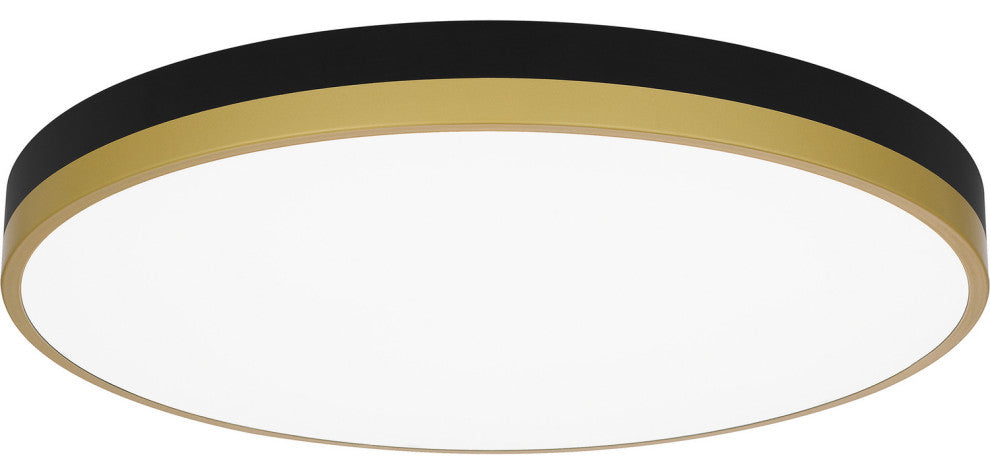 Quoizel WLN1620MBKG LED Flush Mount, Weldin