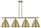 Ballston Cone Island Light, Antique Brass, Antique Brass