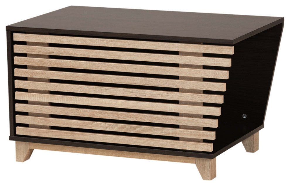 Dominica Modern Cat House, Dark Brown