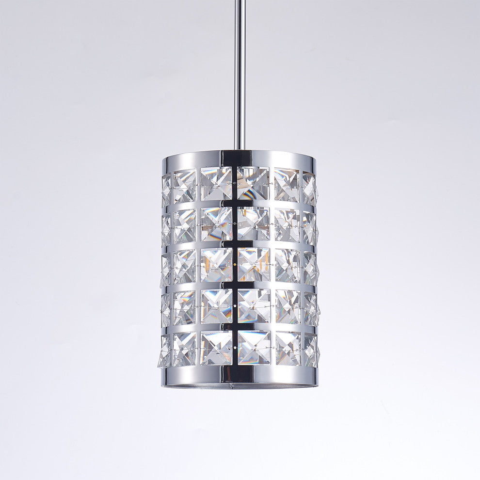 Pasargad Home Hermoza Collection Metal and Crystal Pendant Lights