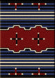 Big Chief2 Rug, Blue, 3'x4', Scatter
