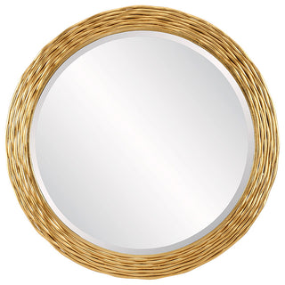 Uttermost Celeste Gold Round Mirror