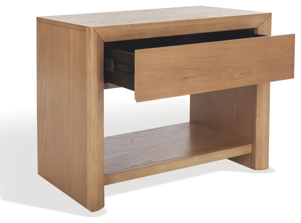 Safavieh Couture Darnell 1 Drawer Nightstand, Natural