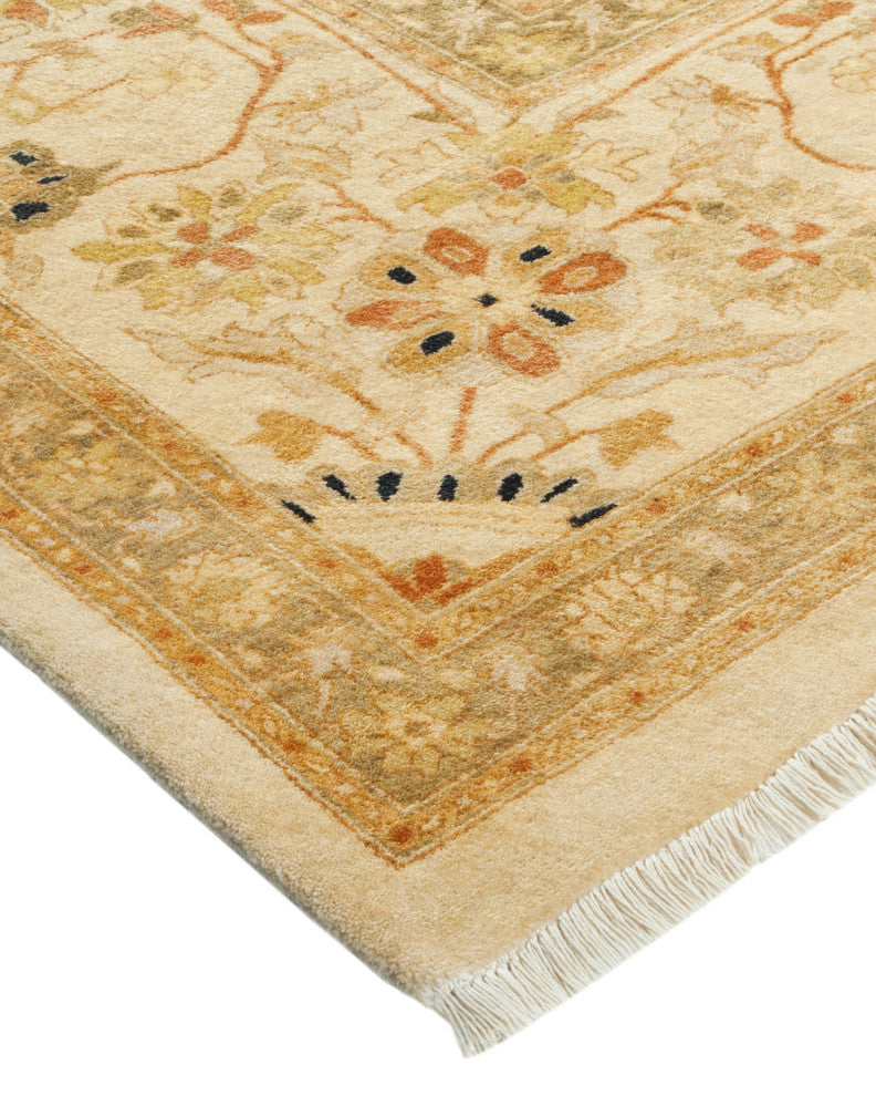 Mogul, One-of-a-Kind Hand-Knotted Area Rug Ivory, 8'1"x9'10"