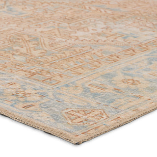 Vibe Mabel Medallion Beige/Blue Area Rug, 3'x8'