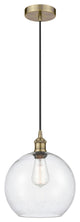 Innovations 616-1P-AB-G124-10 1-Light Mini Pendant, Antique Brass