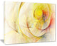 "Yellow Storm Sky" Abstract Digital Art Canvas Print