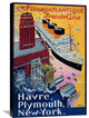 Transatlantique-French Line / Paris-Havre-New York, 24"X36"