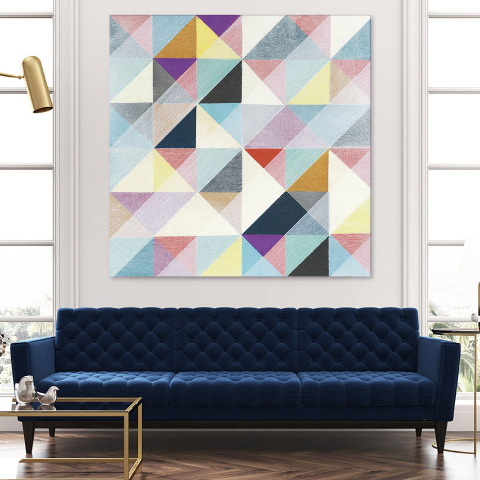 "Moderno I" Fine Art Giant Canvas Print, 54"x54"