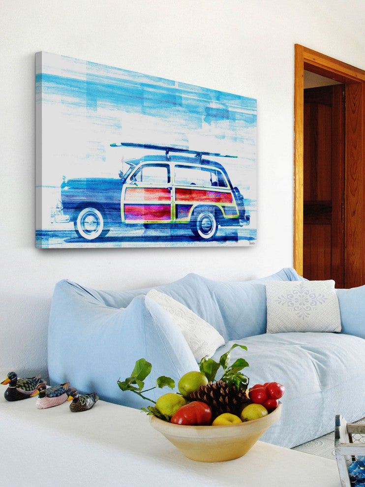 "Surf Day" Fine Art Canvas Print, 45"x30"