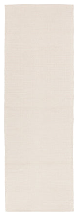 India Contemporary Area Rug, Ivory, 2'6x7'6 Runner