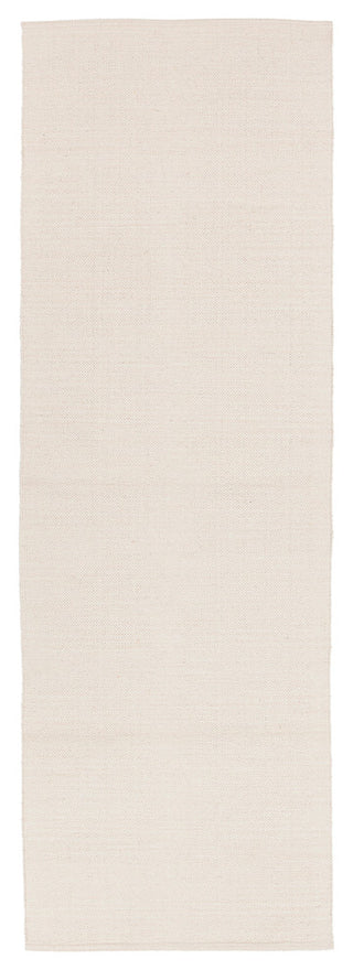 India Contemporary Area Rug, Ivory, 2'6x7'6 Runner