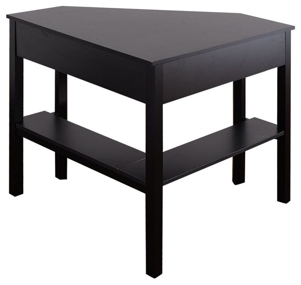 Modern Corner Wooden PC Laptop Computer Desk